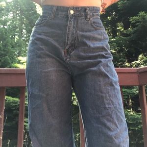 high rise baggy jean